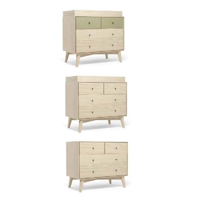 Mamas & Papas Coxley Dresser Changer Natural/Olive Green