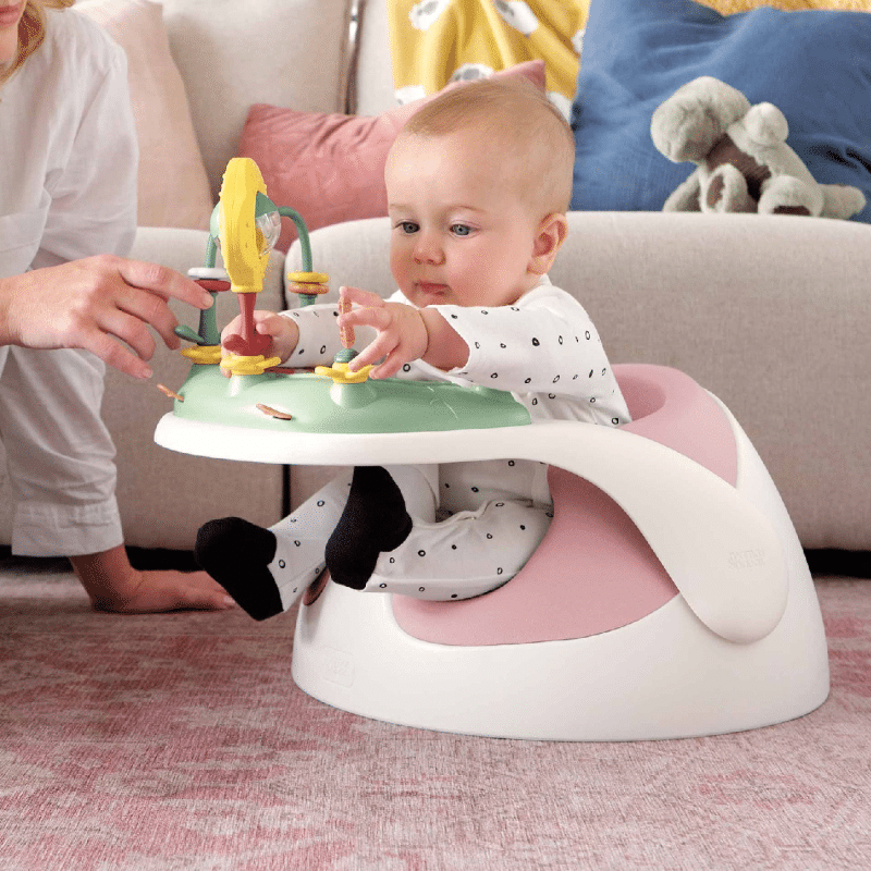 Mamas & Papas Snug Floor Seat with Activity Tray - Blossom