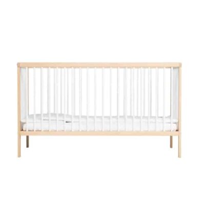 Mokee Midi Cot Bed - White Beech