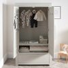 Mamas & Papas Franklin Wardrobe with Drawer - White Wash