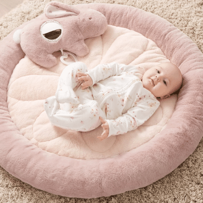 Mamas & Papas Welcome to the World Bunny Playmat - Pink