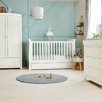 Mamas & Papas Mia 3 Piece Nursery Set White