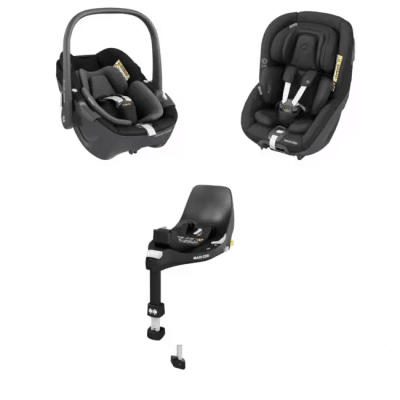 Maxi-Cosi 360 Family Bundle - Black