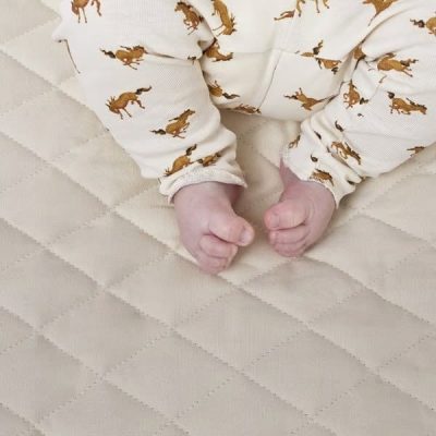 Little Green Sheep Playmat - Linen