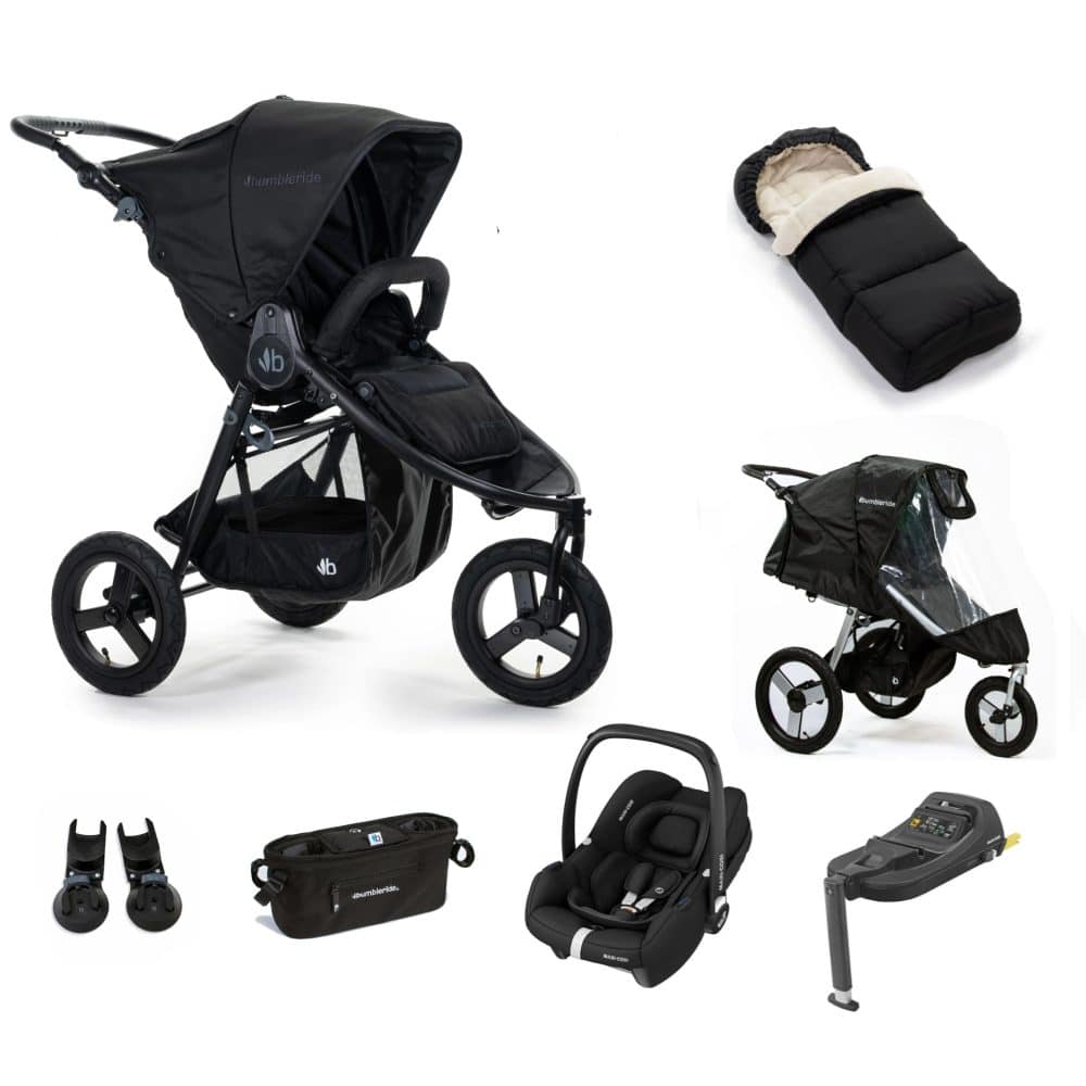 Bumbleride Indie Cabriofix Travel System Matte Black