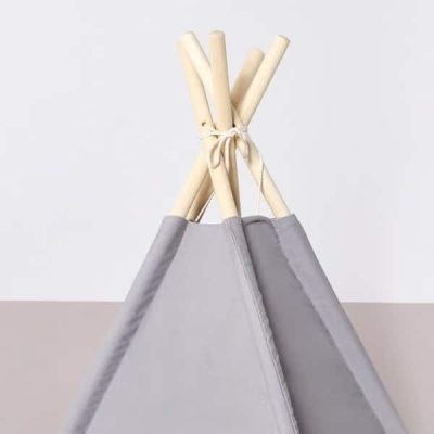 Little Green Sheep Teepee Play Tent - Grey