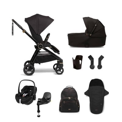 Mamas & Papas Strada Pebble 360 Pro i-Size Travel System - Black Diamond