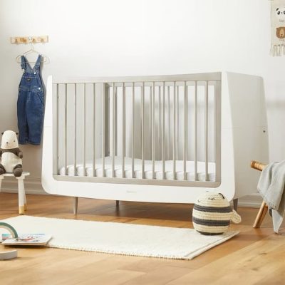 SnuzKot Skandi Cot Bed Silver Birch