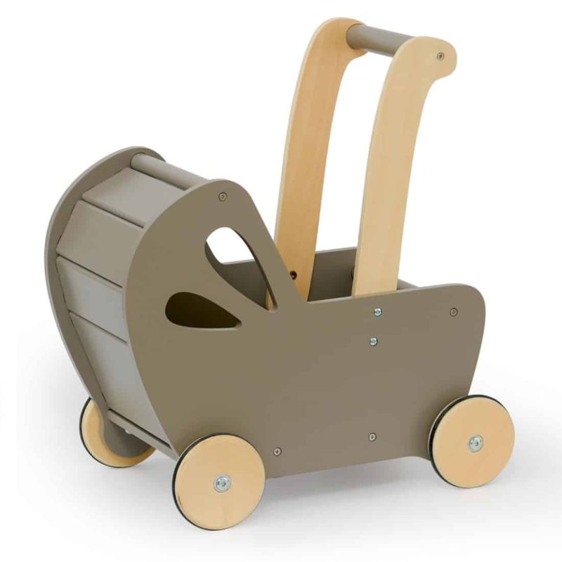 Moover Essentials Flat Packed Pram Grey