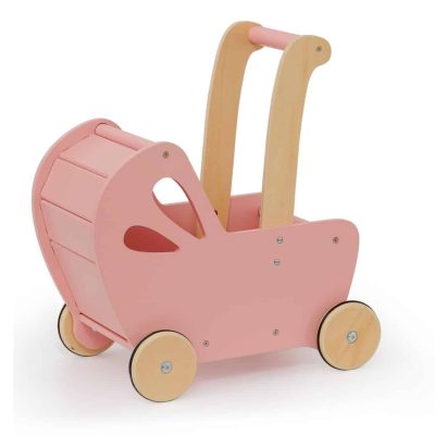 Moover Essentials Flat Packed Pram Pink