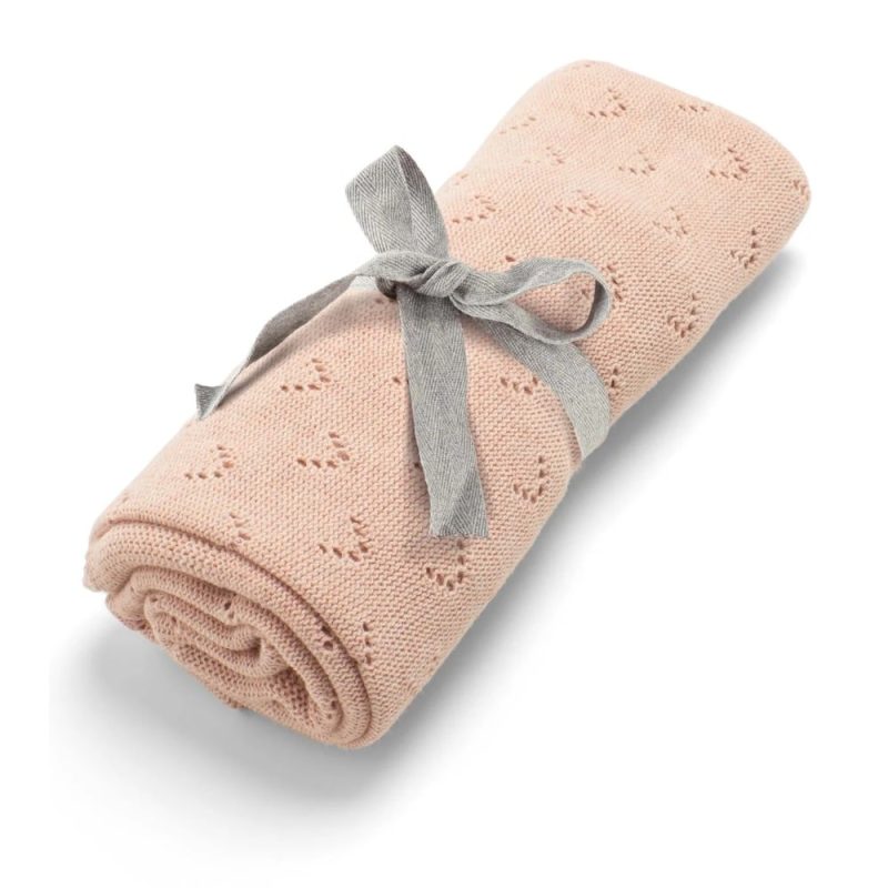 Mamas & Papas Born to be Wild - Pink Pointelle Blanket