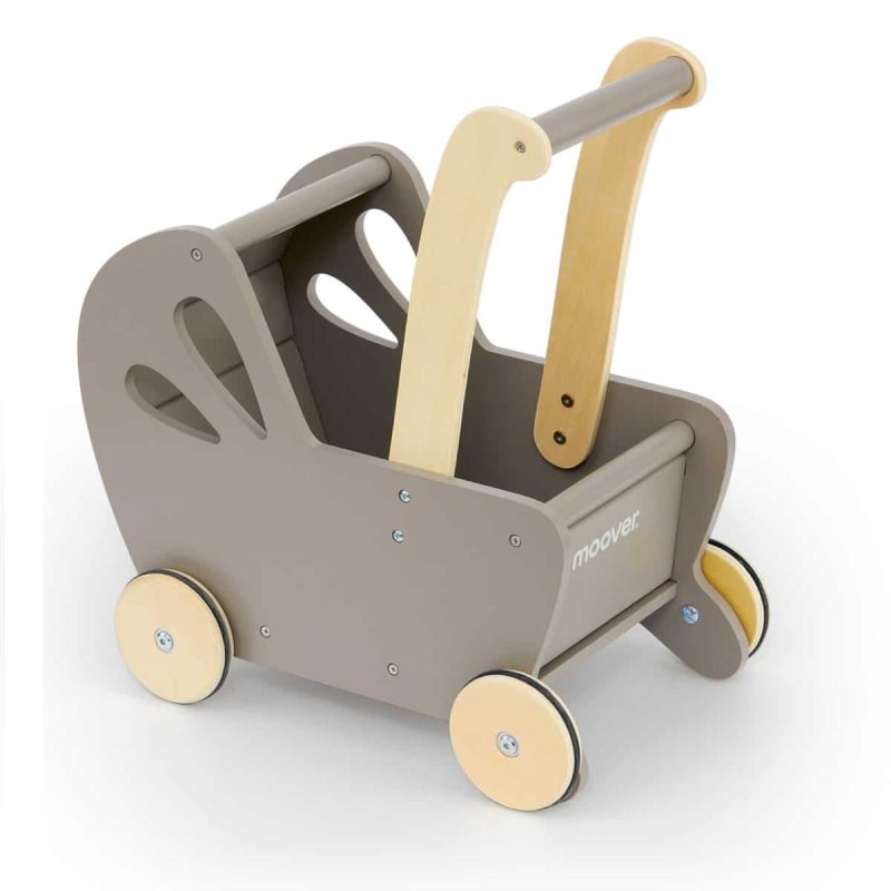 Moover Essentials Flat Packed Pram Grey