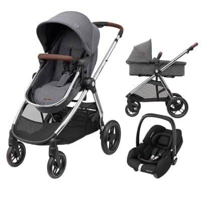 Maxi-Cosi Zelia³ Travel System - Twillic Grey