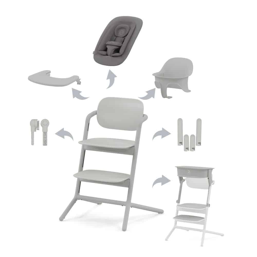 Cybex Lemo 5-in-1 Highchair Set - Suede Grey