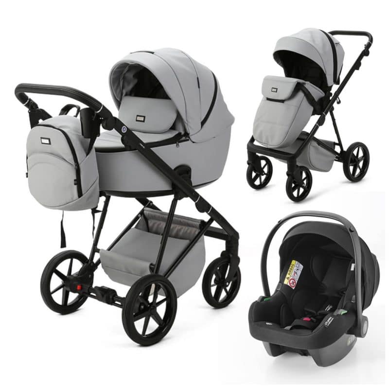 Mee-Go Milano Evo 3in1 Travel System Stone Grey