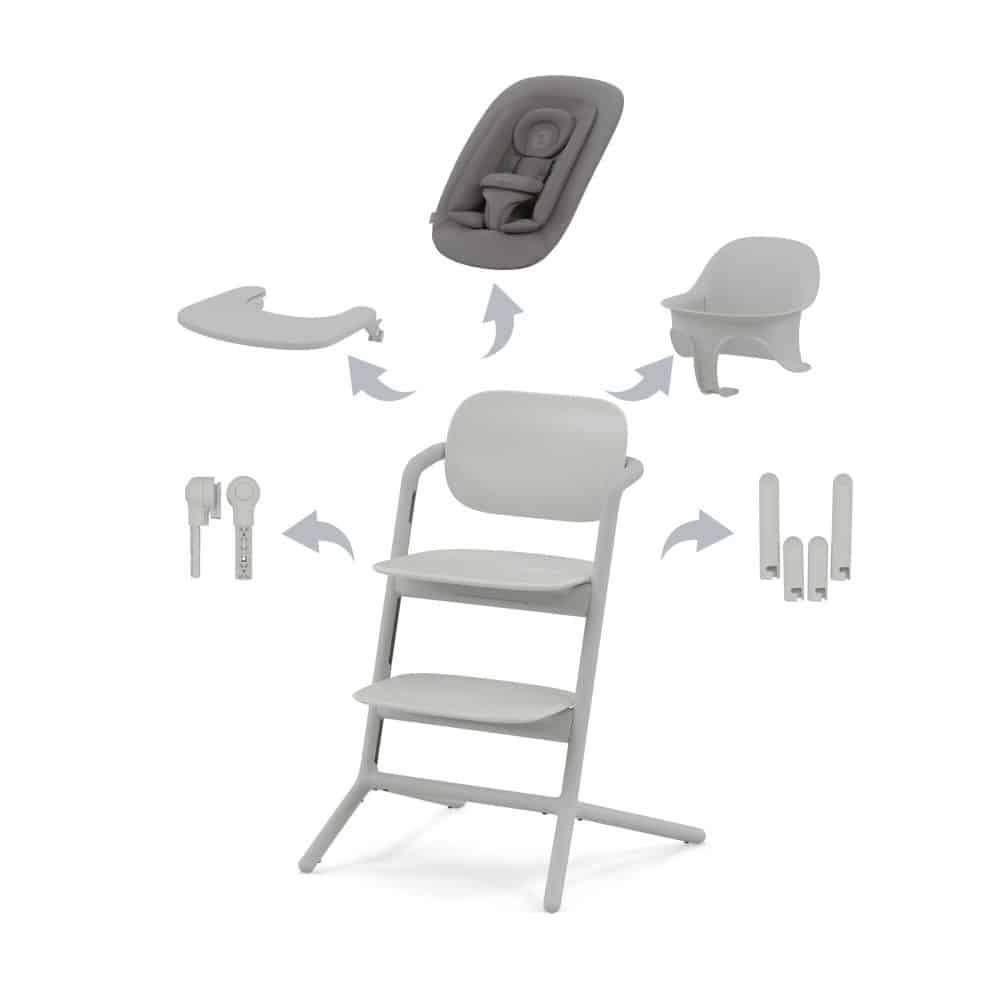 Cybex Lemo 4-in-1 Highchair Set - Suede Grey