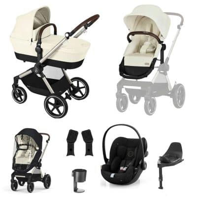 Cybex EOS Lux Cloud G Travel System - Seashell Beige