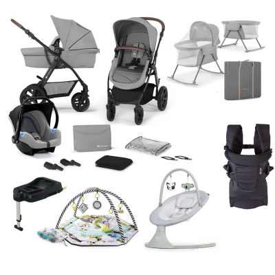 Kinderkraft 9 Piece Newborn Bundle - Grey