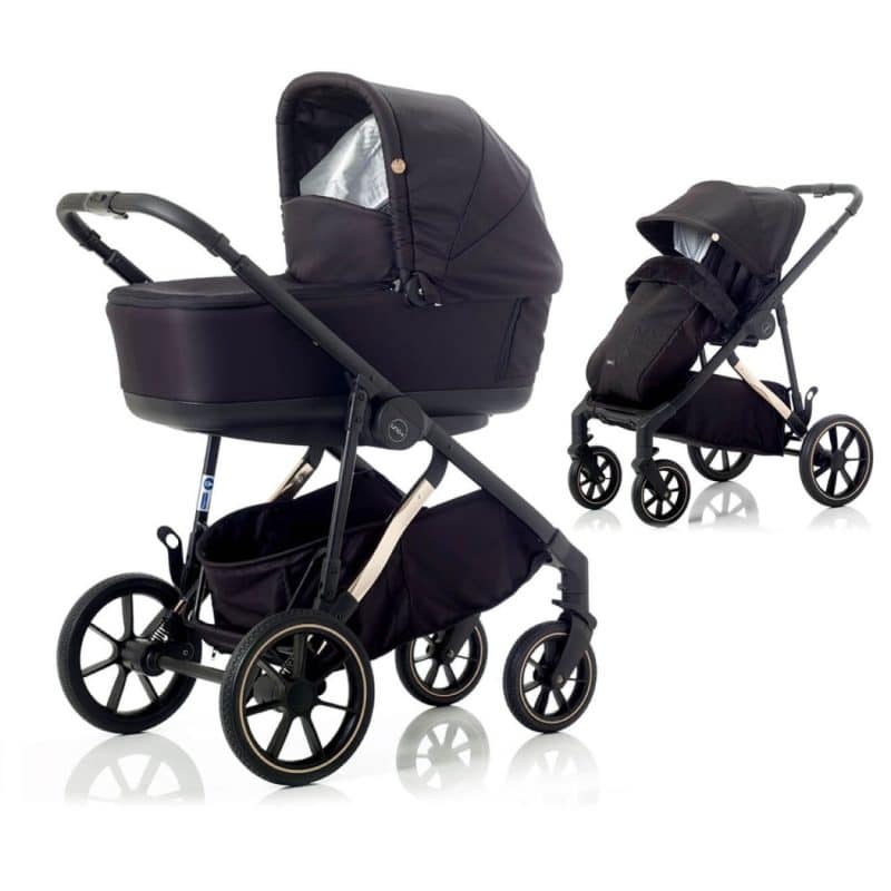 Mee-Go UNO+ Pushchair Black/Rose