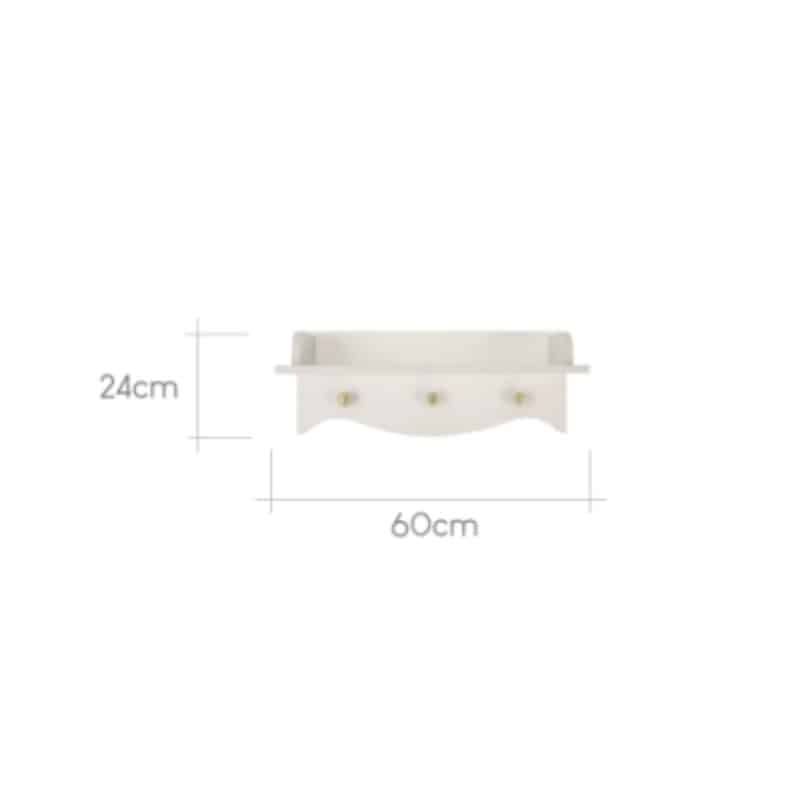 CuddleCo Clara Nursery Shelf - Cashmere/Ash