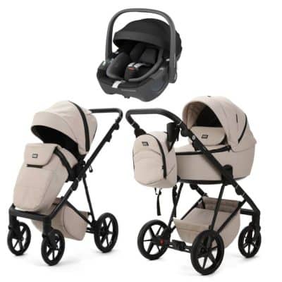 Mee-Go Milano Evo 3in1 Travel System Sahara + Pebble 360 Car Seat