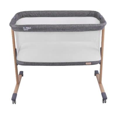 Tutti Bambini ZiZee Rocking Crib - Oak/ Charcoal