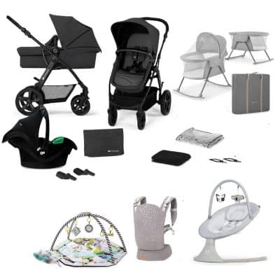 Kinderkraft 8 Piece Newborn Bundle - Black