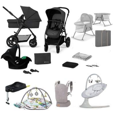 Kinderkraft 9 Piece Newborn Bundle - Black