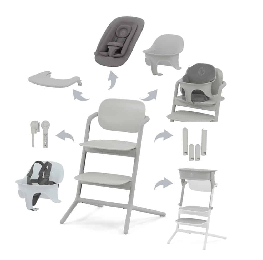 Cybex Lemo Highchair Complete Set - Suede Grey