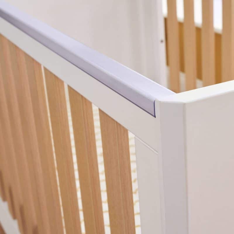 Tutti Bambini Fuori Mini Cot Bed White & Light Oak