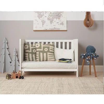 Tutti Bambini Alba Mini Cot Bed - White