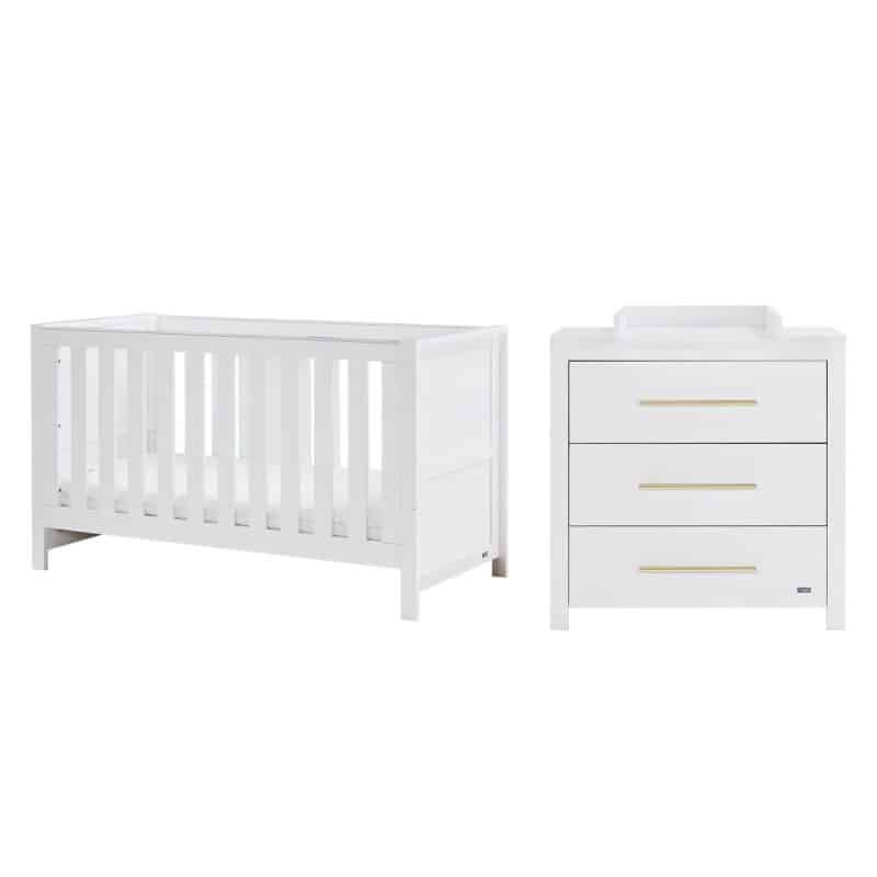 Tutti Bambini Tivoli 2 Piece Nursery Room Set - White