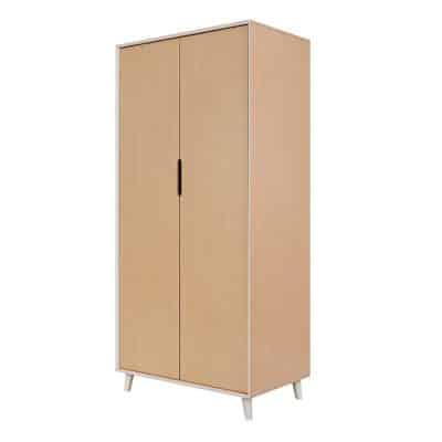 Tutti Bambini Fika Wardrobe - Light Oak/White Sand