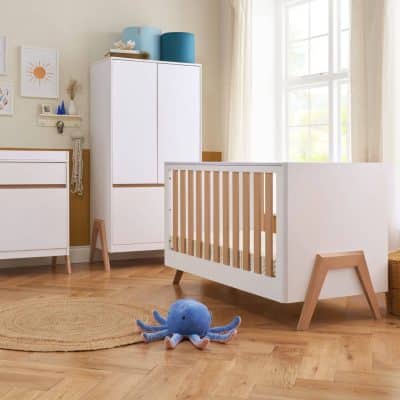 Tutti Bambini Fuori 3 Piece Room Set White & Light Oak