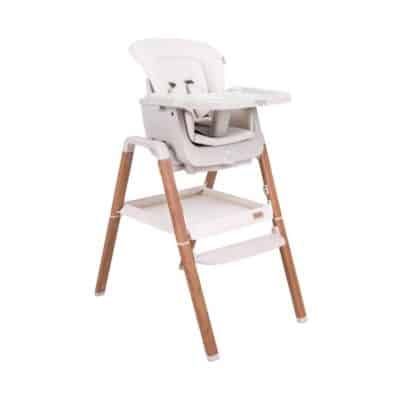 Tutti Bambini Nova Highchair - Ecru/Scandinavian Walnut