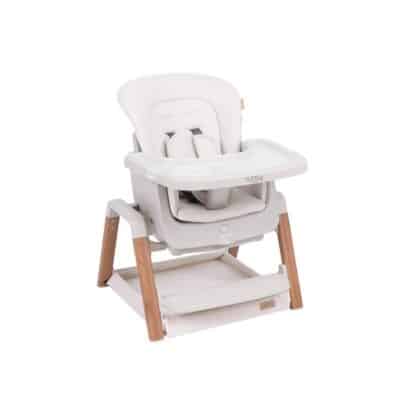 Tutti Bambini Nova Highchair - Ecru/Scandinavian Walnut