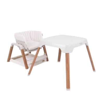 Tutti Bambini Nova Highchair - Ecru/Scandinavian Walnut