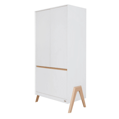 Tutti Bambini Fuori Wardrobe - White & Light Oak