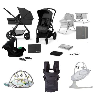 Kinderkraft 8 Piece Newborn Bundle - Black