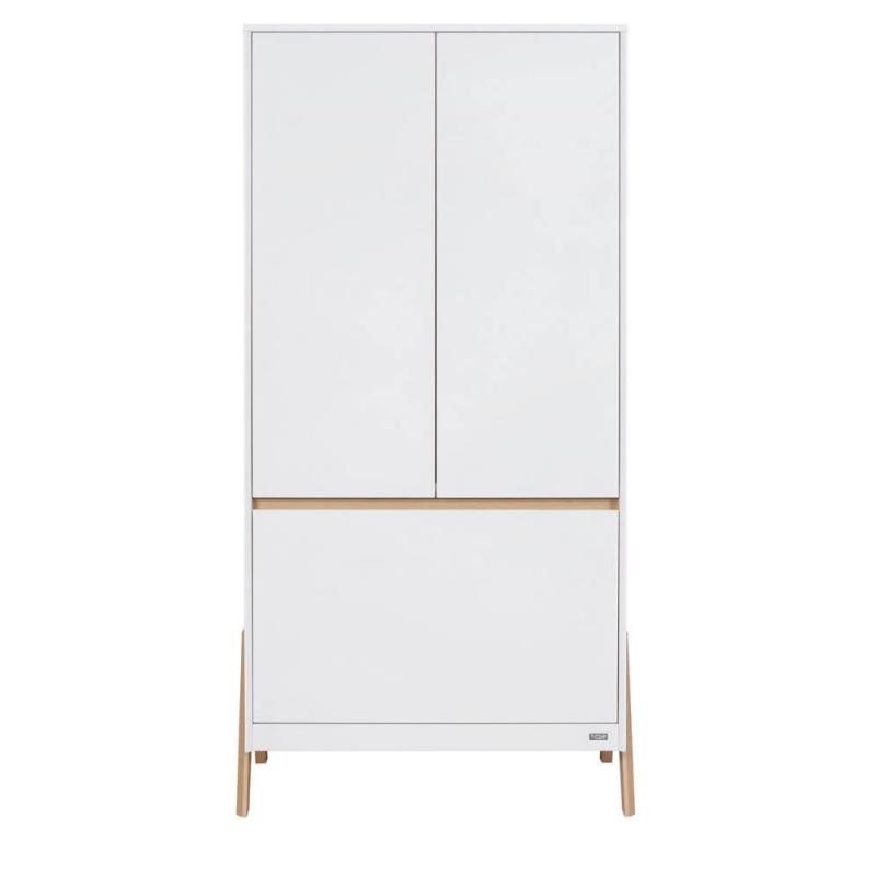 Tutti Bambini Fuori Wardrobe - White & Light Oak