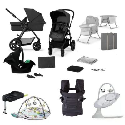 Kinderkraft 9 Piece Newborn Bundle - Black