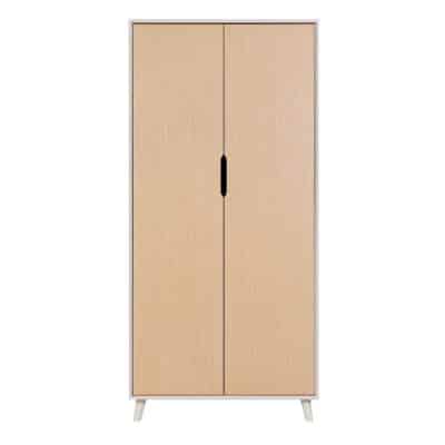 Tutti Bambini Fika Wardrobe - Light Oak/White Sand