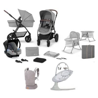 Kinderkraft 7 Piece Newborn Bundle - Grey