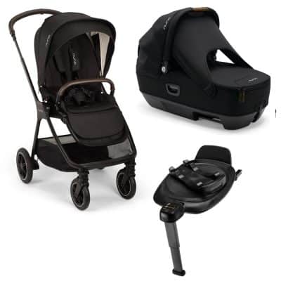 Nuna TRIV Cari Next Travel System - Caviar