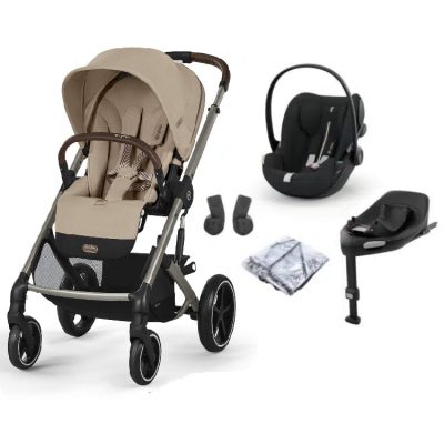 Cybex Balios S Lux Cloud G Travel System - Almond Beige