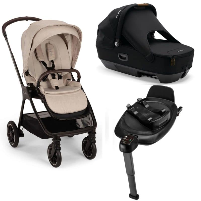 Nuna TRIV Cari Next Travel System - Biscotti