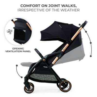 Kinderkraft Apino Stroller Raven Black 4