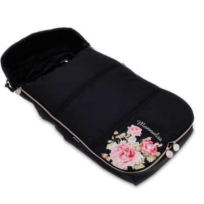 LeclercBaby Monnalisa Baby Footmuff - Black