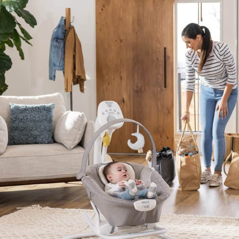 Graco SoftSway 2in1 Swing/Rocker - Starlight