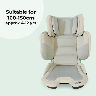 My Babiie Compact High Back Booster Car Seat - Stone